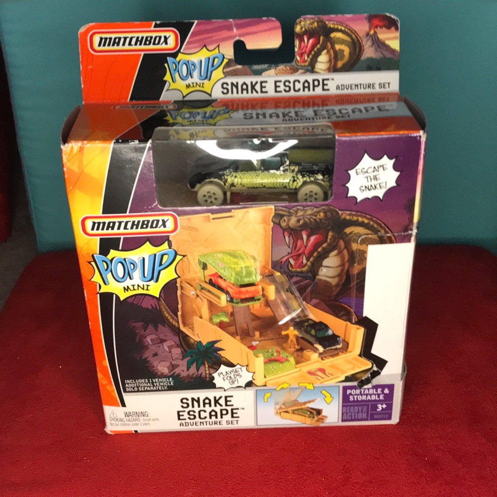 Mattel Pop Up Snake Escape Adventure Set!